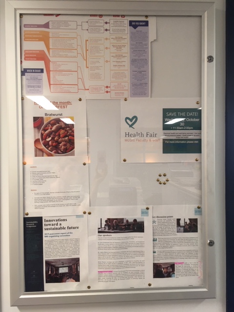 The Chemical Engineering department's sustainability board